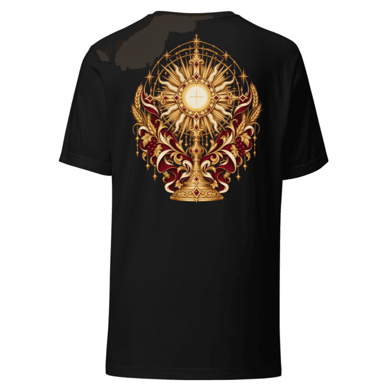 Back — monstrance, Eucharistic Adoration